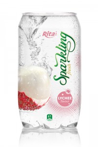 350ml Pet bottle Sparkling lychee juice drink 