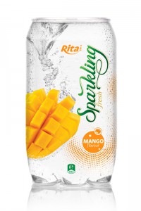 350ml Pet bottle Sparkling mango juice drink 