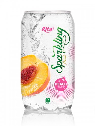 350ml Pet bottle Sparkling peach juice drink 