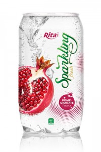 350ml Pet bottle Sparkling pomegranate juice drink 