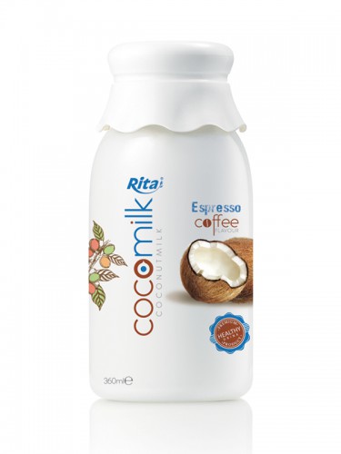 360ml PP bottle Coconut Milk with Espresso Coffee