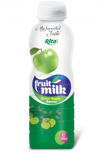 500 PP bottle Fruit Milk Green Apple flavour