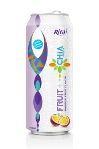 500毫升百香果味奇亚籽饮料