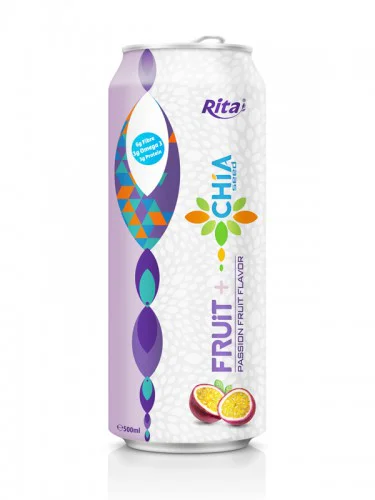 500毫升百香果味奇亚籽饮料