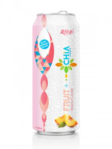 500毫升水蜜桃味奇亚籽饮料