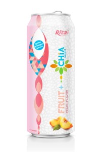 500毫升水蜜桃味奇亚籽饮料