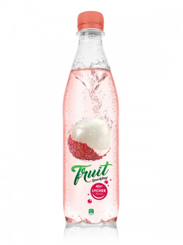 500ml Pet bottle Sparking lychee juice 