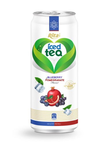蓝莓石榴味冰茶饮料