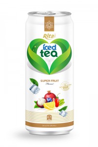 500ml aluminum can Super Fruits Flavor Iced Tea Drink 
