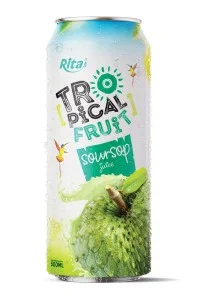 500ml罐装热带水果刺果番荔枝汁饮料