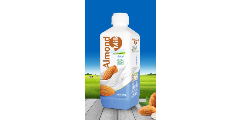 杏仁牛奶原料1000ml PP瓶
