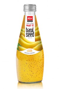 Basil seed drink with banana flavour  290ml