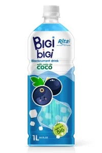 BiGi BiGi 黑加仑椰果饮料 1L PET 瓶装
