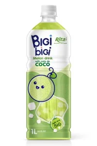Rita Bici Bici 蜜瓜椰果饮料 1L PET 瓶
