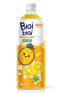 BiGi BiGi 菠萝椰果饮料 1L PET 瓶