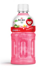 "OEM 300ml 宠物瓶 Bici Bici 草莓汁椰子果冻 "