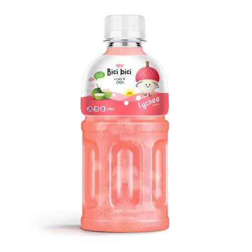 OEM 300ml 宠物瓶 Bici Bici 荔枝汁椰子果冻