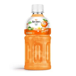 OEM 300ml 宠物瓶 Bici Bici 橙汁椰子果冻