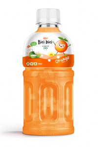 OEM 300ml 宠物瓶 Bici Bici 橙汁椰子果冻