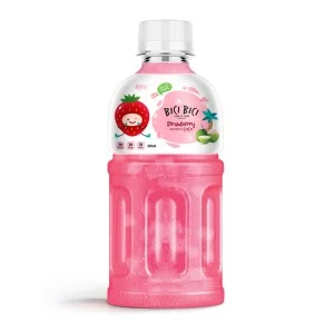 300ml宠物瓶草莓汁椰子果冻Bici Bici