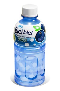 320毫升Bici Bici黑加仑味椰果饮料