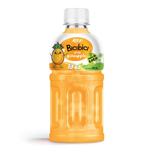 Bici Bici 菠萝汁椰果饮料 320ml PET瓶