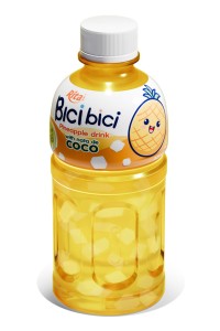 320毫升Bici Bici菠萝味椰果饮料