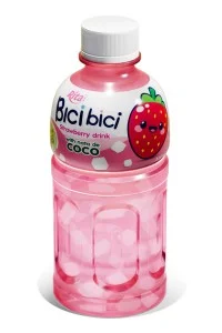 320毫升Bici Bici草莓味椰果饮料