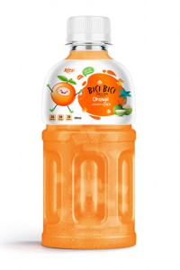 椰果粒与橙汁 300ml PET瓶