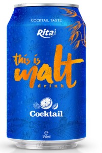 鸡尾酒味麦芽饮料330ml