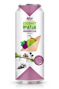 椰子水与山竹果味500ml自己的品牌