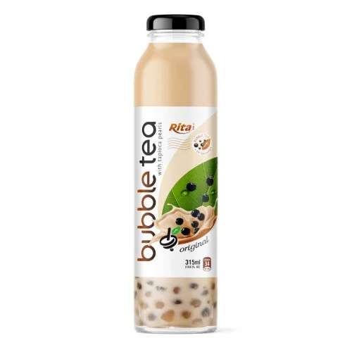 传统珍珠奶茶315ml玻璃瓶
