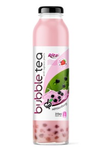 草莓珍珠奶茶315ml玻璃瓶