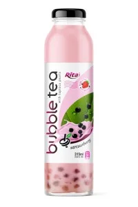 草莓珍珠奶茶315ml玻璃瓶