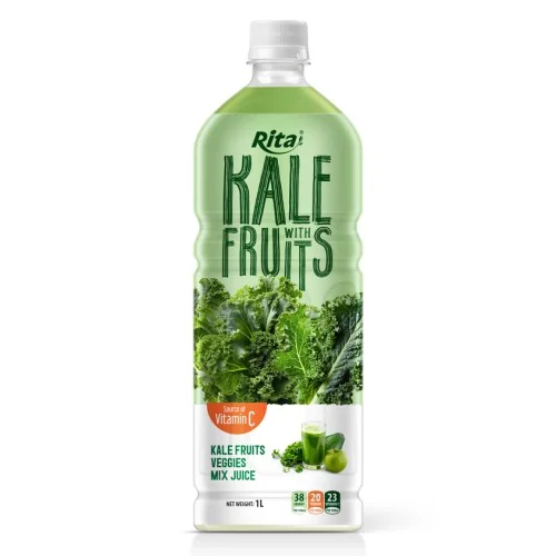 羽衣甘蓝水果蔬菜混合果汁 1L PET 瓶