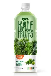 羽衣甘蓝水果蔬菜混合果汁 1L PET 瓶