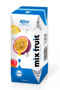 Mix fruit juice fresh in