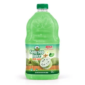 营养饮料NFC刺果番荔枝汁 2L PET瓶