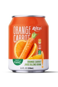 橙胡萝卜饮料 250ML 矮罐