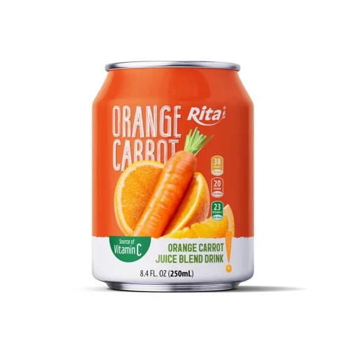 橙胡萝卜饮料 250ML 矮罐