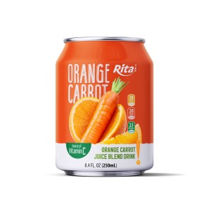 橙胡萝卜饮料 250ML 矮罐