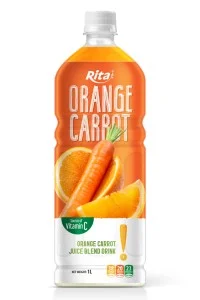 含维生素C 橙胡萝卜汁饮料1LPET瓶