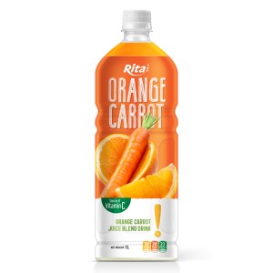 含维生素C 橙胡萝卜汁饮料1LPET瓶