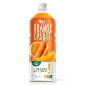 含维生素C 橙胡萝卜汁饮料1LPET瓶