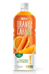 含维生素C 橙胡萝卜汁饮料1LPET瓶