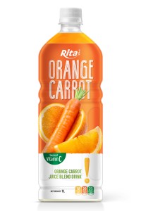 含维生素C 橙胡萝卜汁饮料1LPET瓶