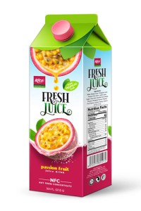 纸盒1L百香果汁