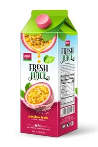 纸盒1L百香果汁