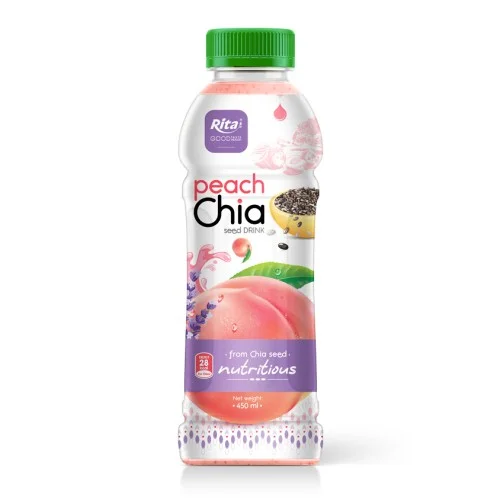 桃味奇亚籽饮料 450ml 宠物瓶