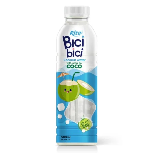 Bici Bici 椰果椰子水（大瓶装）16.9 盎司 PET 瓶